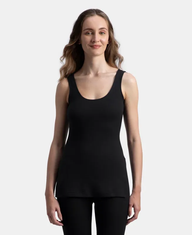#2547 Super Warm Super Combed Cotton Rich Brushed Fabric Thermal Tank Top with StayWarm Technology Women