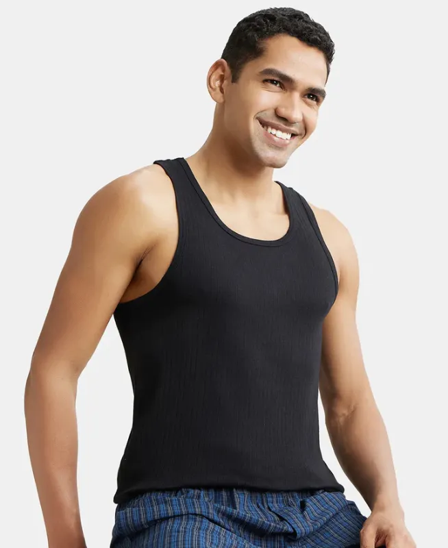#9922 Super Combed Cotton Rib Round Neck with Racerback Gym Vest Menswear