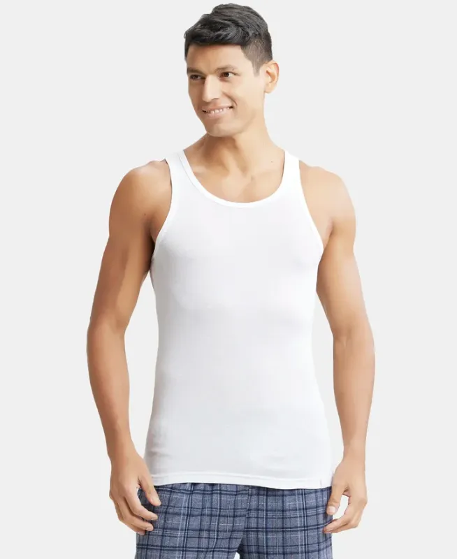 #IC13 Tencel Micro Modal Cotton Rib Sleeveless Vest with Extended Length Menswear