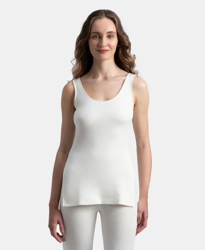 #2547 Super Warm Super Combed Cotton Rich Brushed Fabric Thermal Tank Top with StayWarm Technology Women