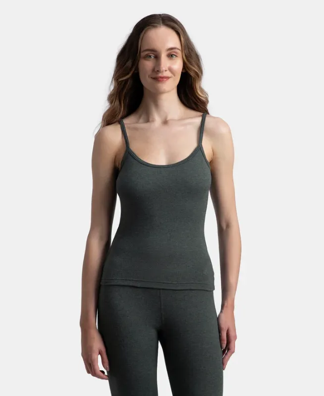 #2548 Super Warm Super Combed Cotton Rich Brushed Thermal Camisole with StayWarm Technology Women