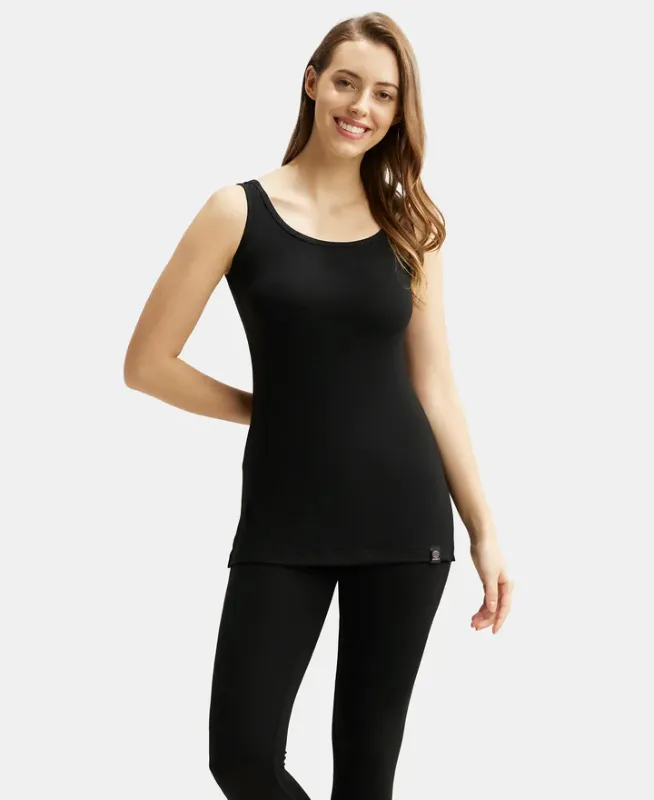 #2510 Soft Touch Microfiber Elastane Stretch Thermal Tank Top with StayWarm Technology Women