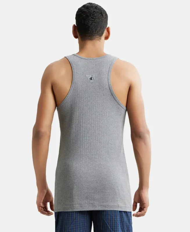 #9922 Super Combed Cotton Rib Round Neck with Racerback Gym Vest Menswear