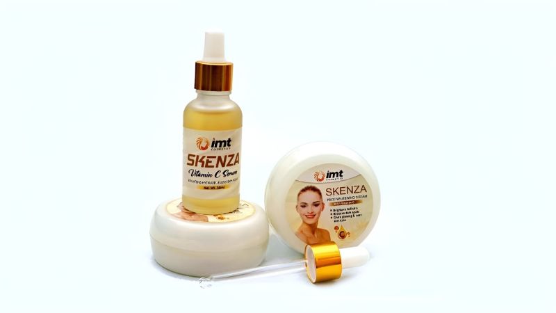 Skenza Face Whitening cream + Vitamin C serum
