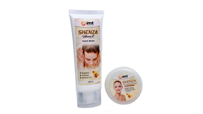 Skenza Face whitening Cream + Vitamin C Facewash