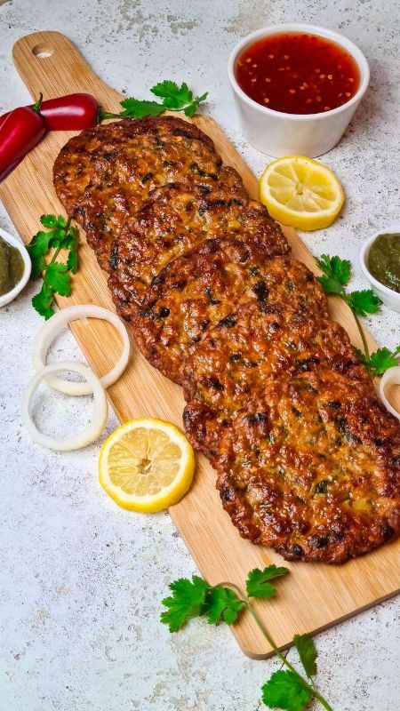 12 Piece Chicken Chapli Kabab (Frozen)