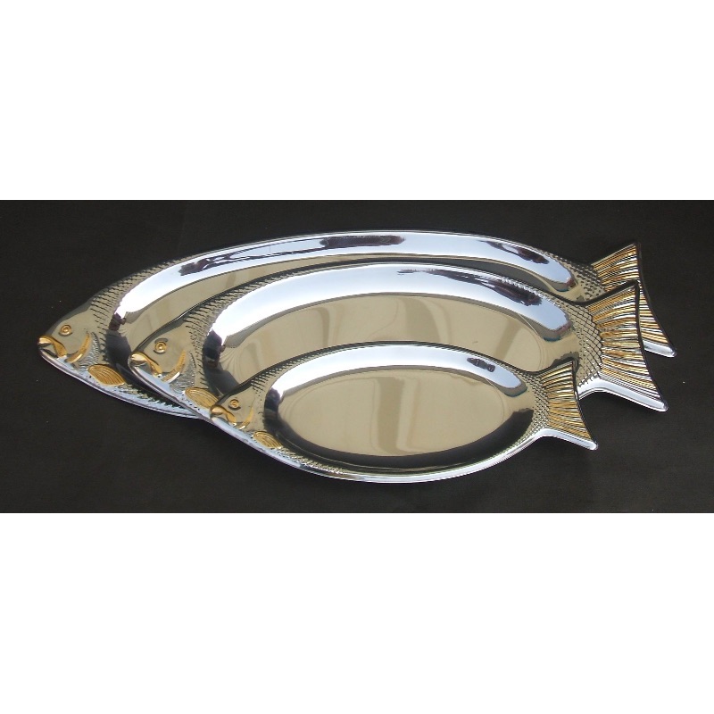Set Service Fish Gold 8cm, 32cm, 47cm, 58cm