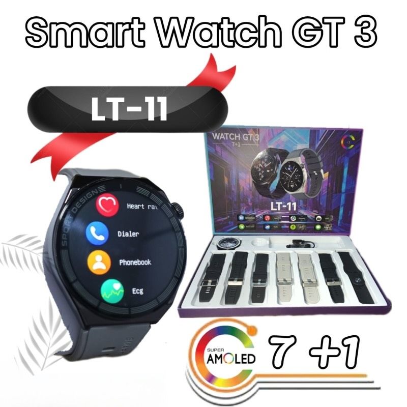 LT-11 GT 3 Smart Watch | 1.3" Touchscreen
