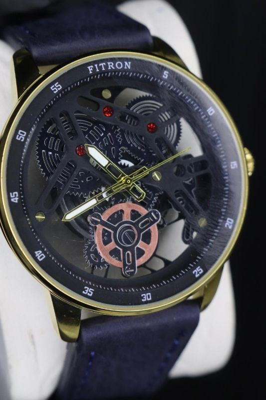 Fitron Classic Chrono: Sophisticated Minimalist Stainless Steel Watch