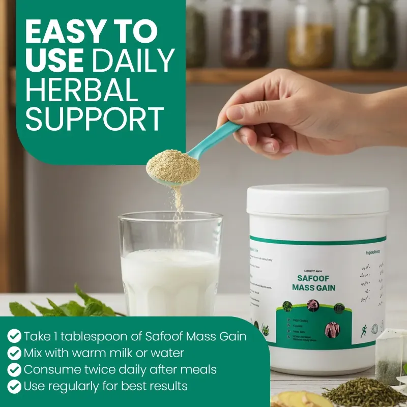 Safoof Body Mass Gain | Herbal Supplement