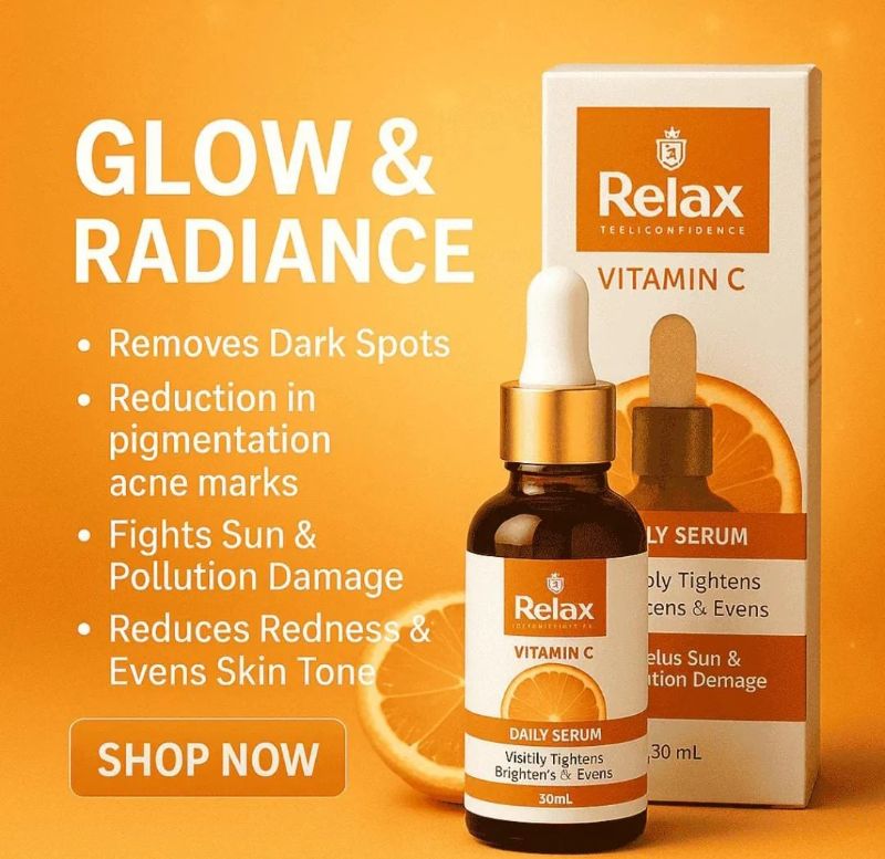 Relax Vitamin C Daily Face Serum – Brightening,