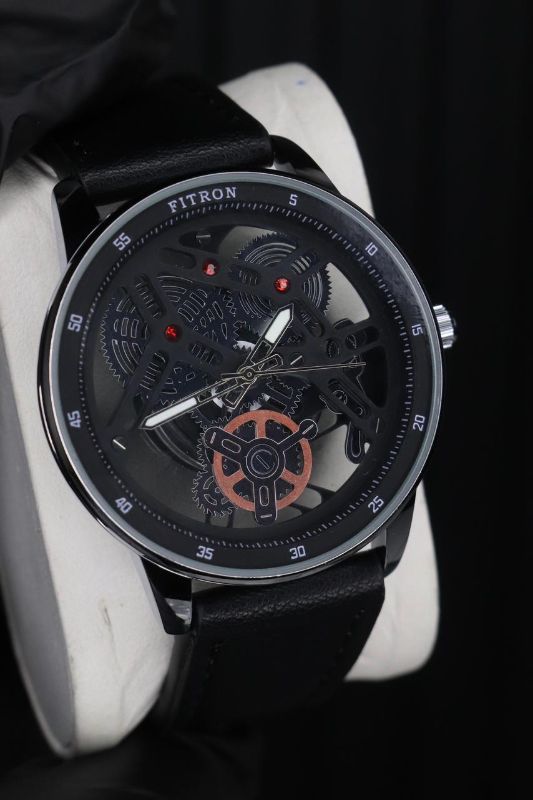 Fitron Classic Chrono: Sophisticated Minimalist Stainless Steel Watch