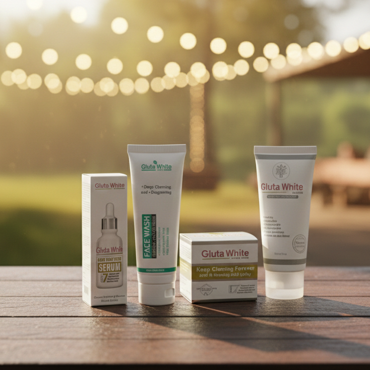 Gluta White 4 in 1 Skincare Products