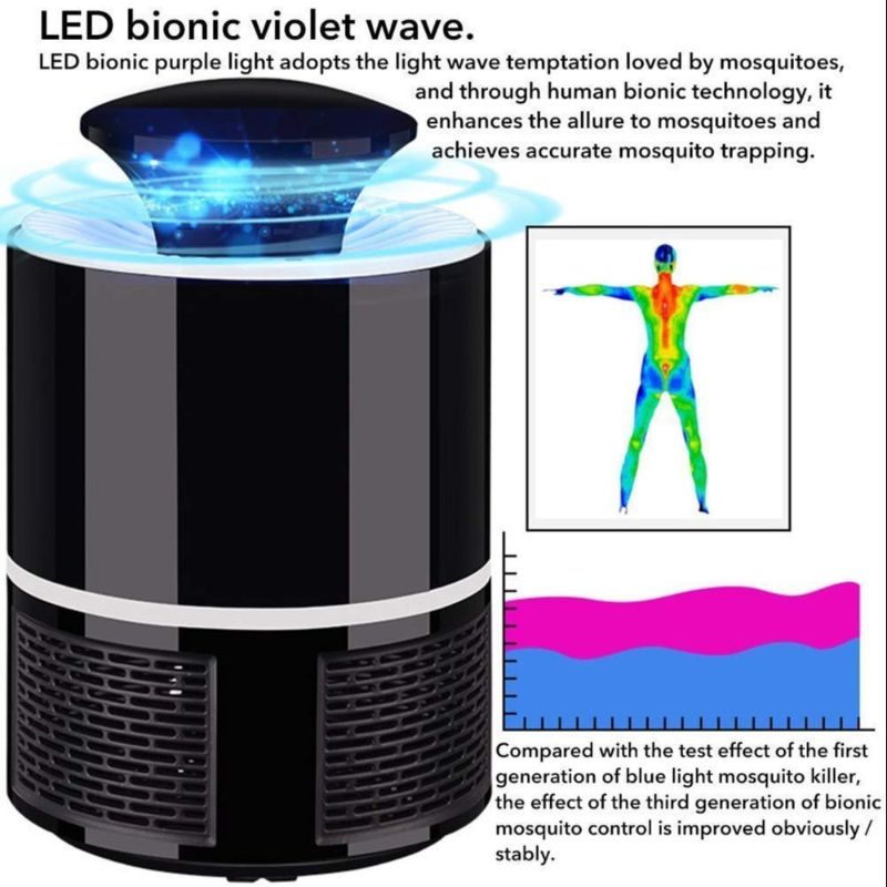 Electric Mosquito Trap Blue Light | Mosquito Killer Lamp large size ( random color)