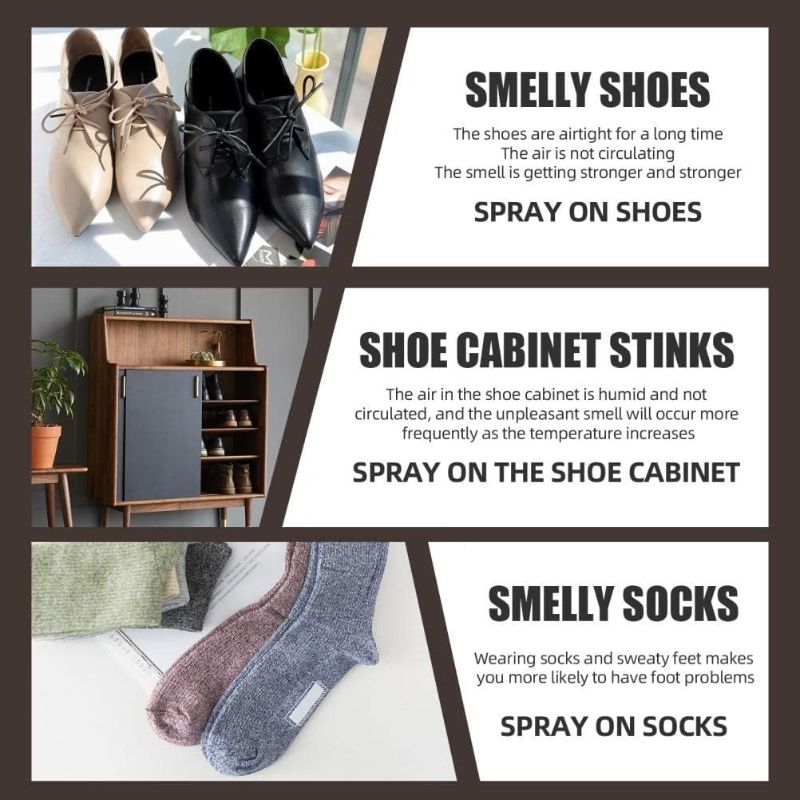 Footwear Deodorant Spray Shoe Deo Odor Control Fresh Spray (100ml)