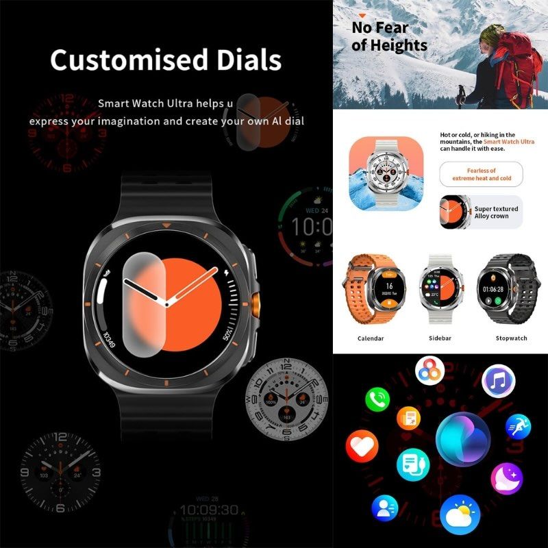 TF7 Ultra Smart Watch | Metal Body