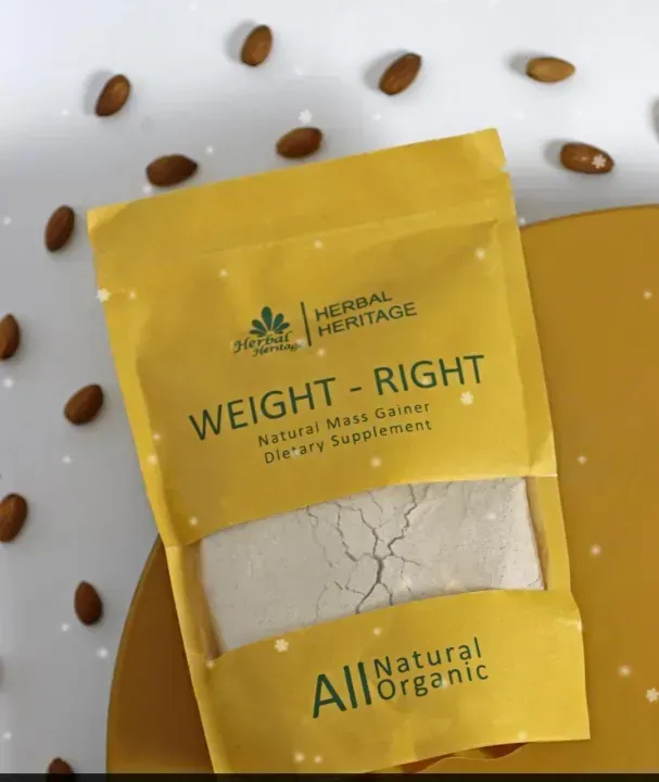 Herbal Heritage WEIGHT-RIGHT Natural Mass Gainer