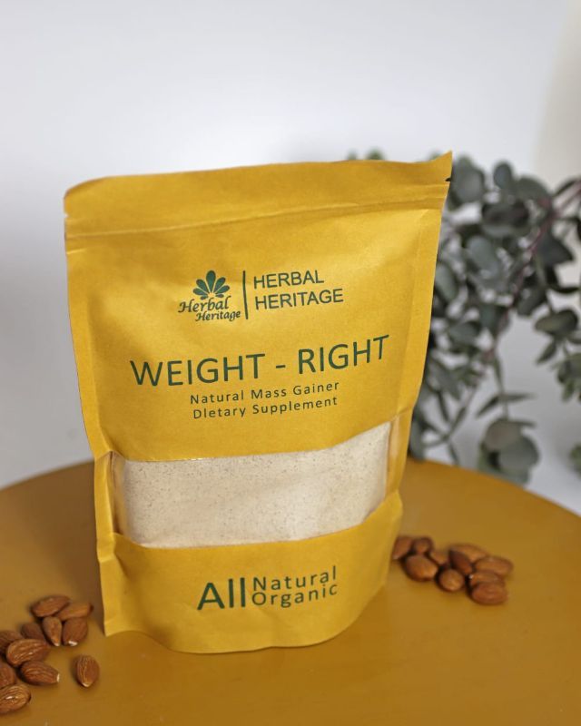 Herbal Heritage WEIGHT-RIGHT Natural Mass Gainer