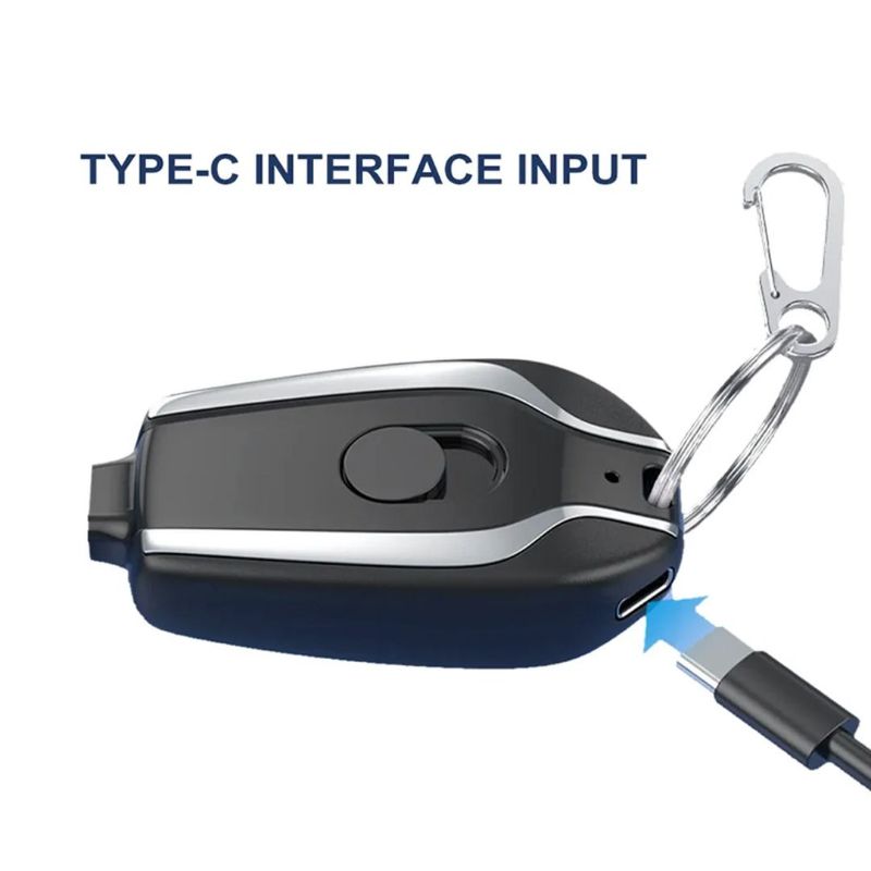 Mini Keychain Power Bank 1500 Mah Ultra Compact