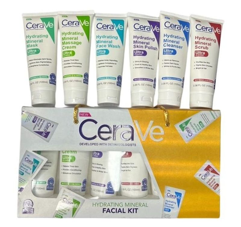 CeraVe 6 In 1 Hydrating Mineral Facial Kit