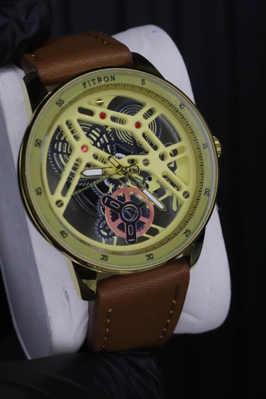 Fitron Classic Chrono: Sophisticated Minimalist Stainless Steel Watch