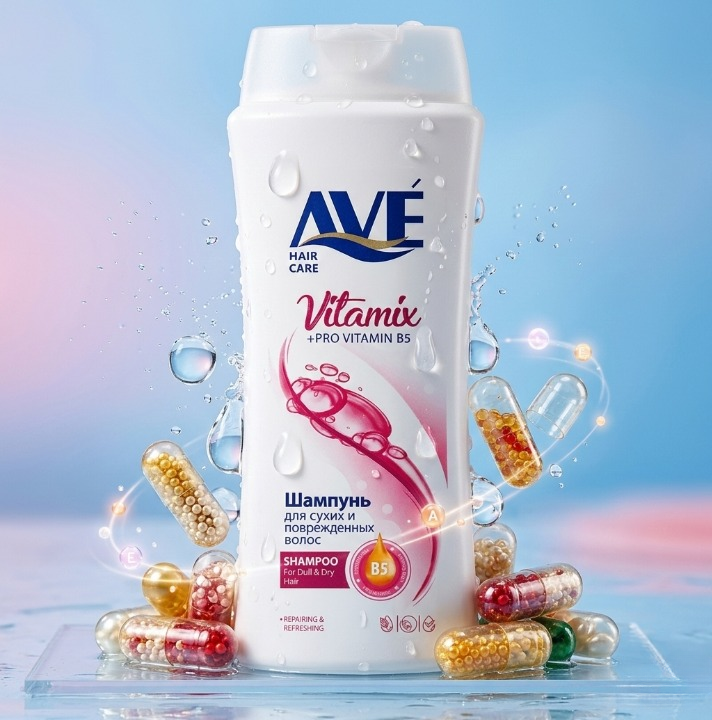 AVE Shampoo 750ml – Made in Iran