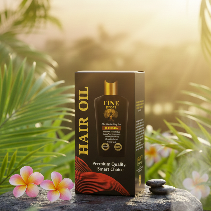 Fine Roots Hair Oil Providing Gentle Care
