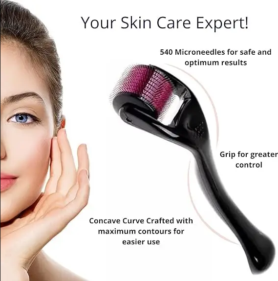 Derma Roller, 0.5mm for Hair and Skin Therap
