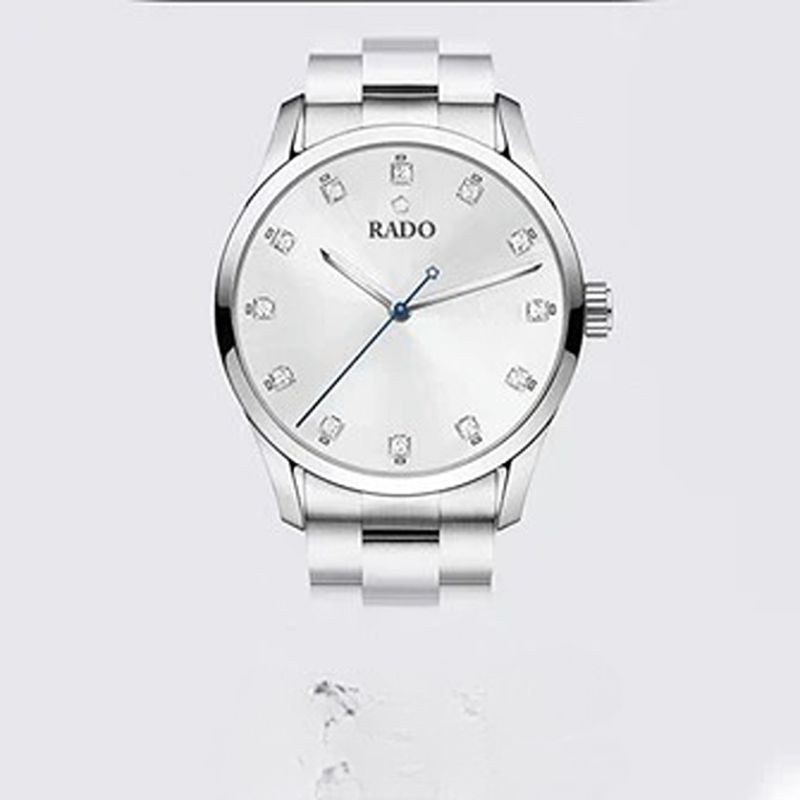 RADO Men’s Formal Wrist Watch With Stainless Steel Chain