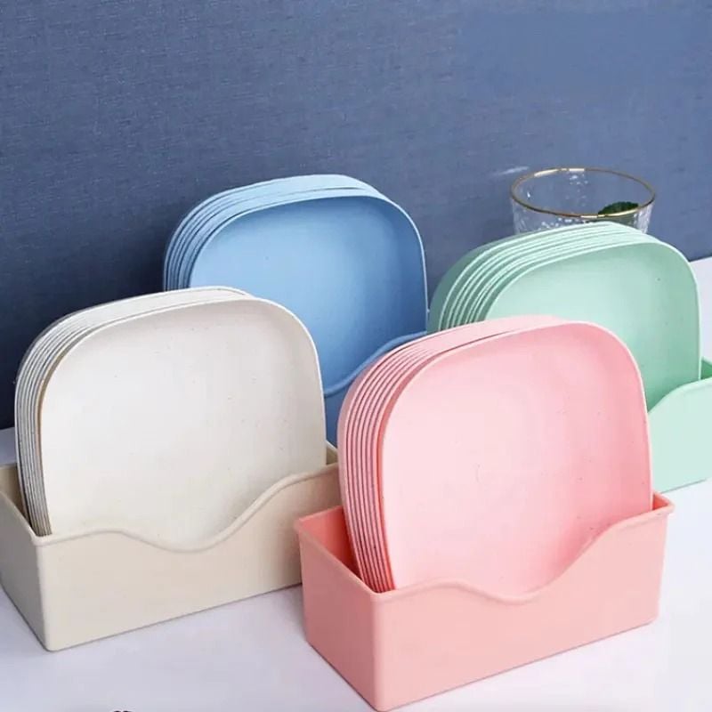 Plate Set Pack Of 10 – Plastic Split