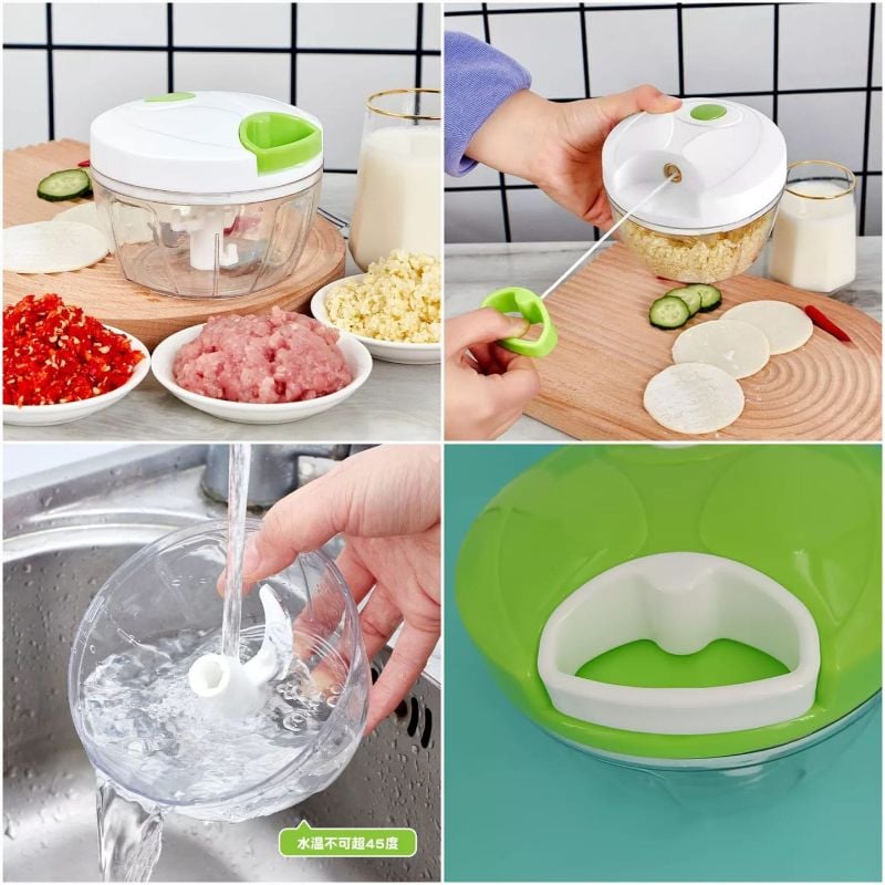 Best Quality Manual Spin Cutter For Kitchen Hand Pulled
