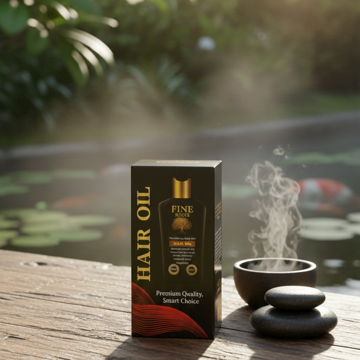 Fine Roots Hair Oil Providing Gentle Care