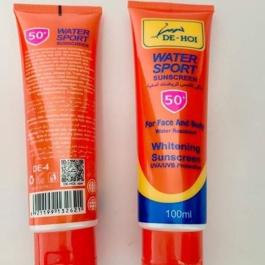 De-Hoi Water-Resistant Whitening &amp; Moisturizer Sunblock Sunscreen