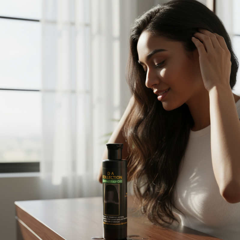 Herbal Hair Oil Natural Blend Of Oils