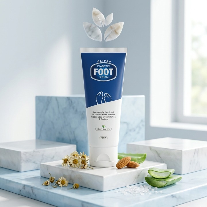 Herbiotics Oxipro Diabetic Foot Cream | Intensive Healing
