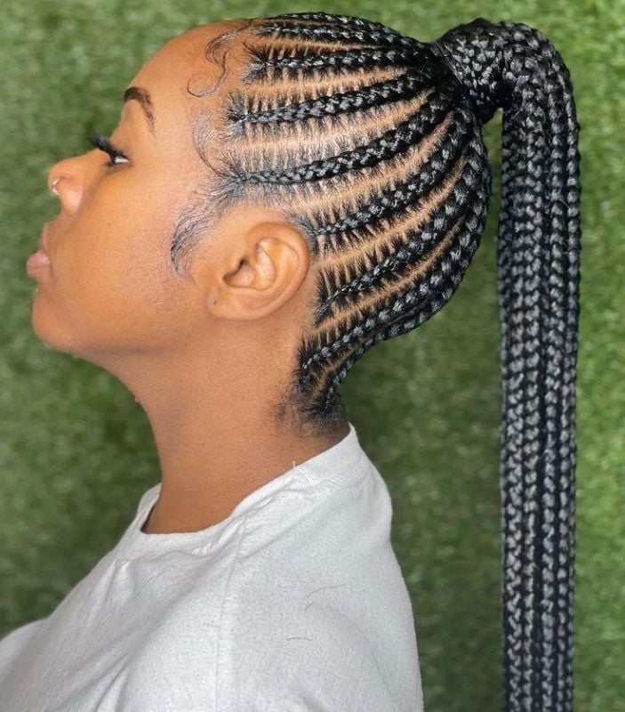 Pompon braid  américain