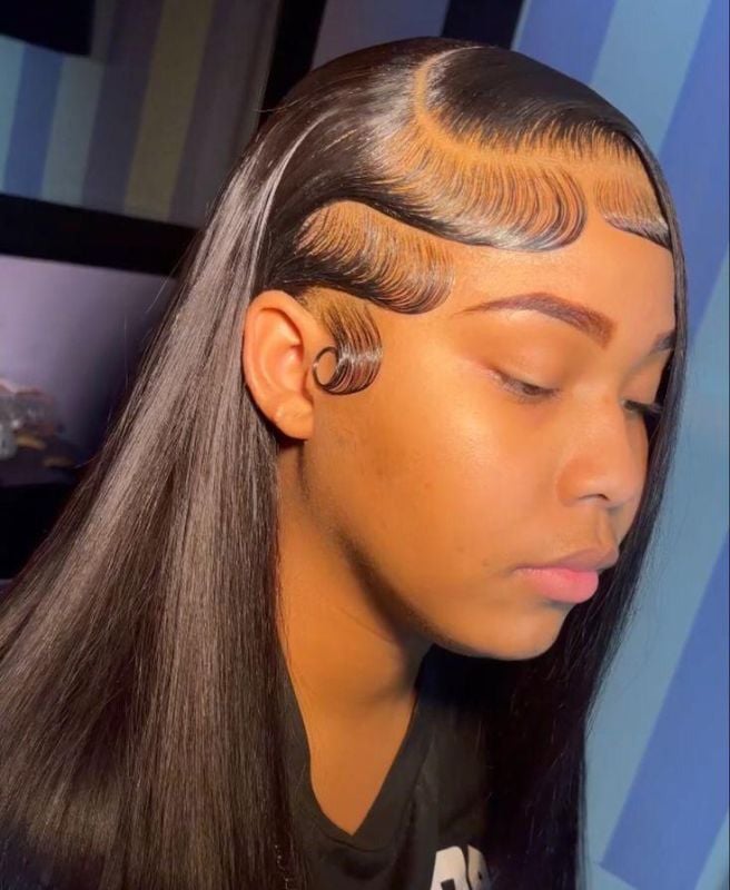 Pose Lace fente C avec baby 2 hair