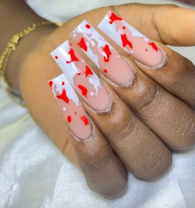 Pose capsules vernis gel + Nail art