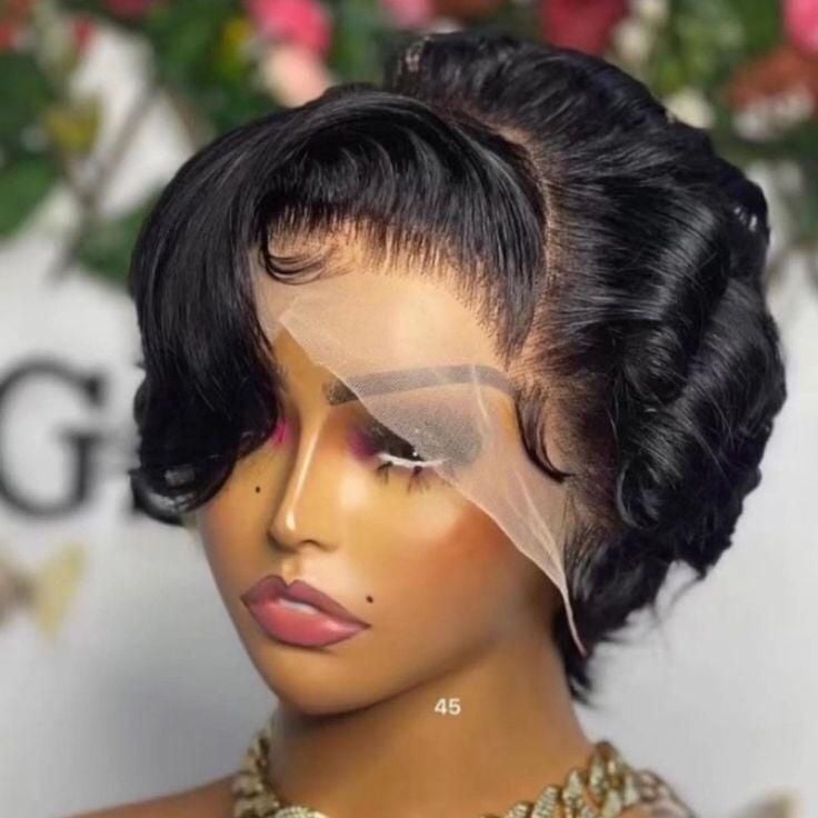 Prêt à porter pixie mimi coupe tape à l'oeil avec taille et mise en forme