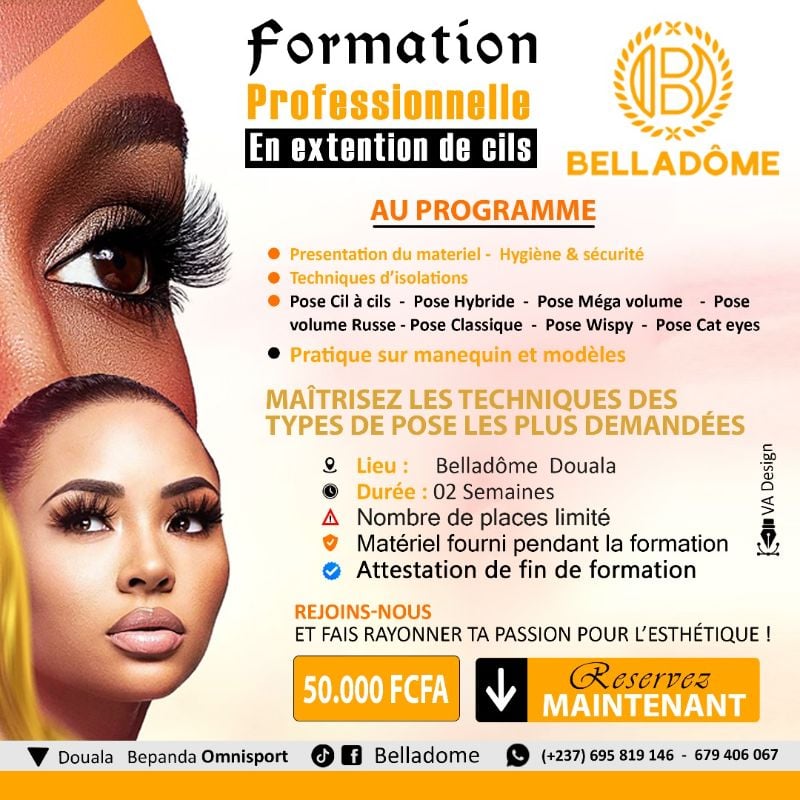 Formation en Extention de cils