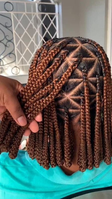 Rasta americains moyens en triangle