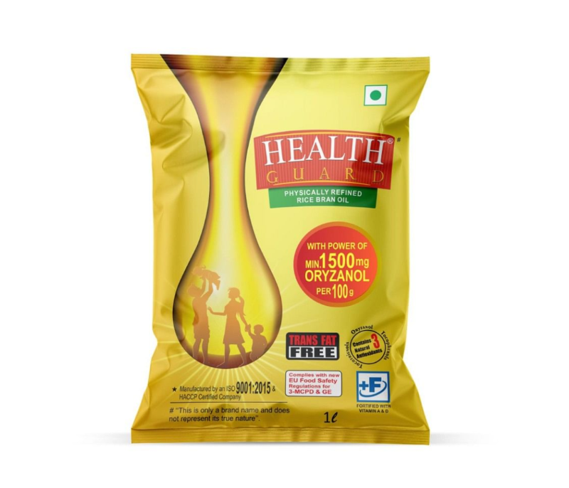 Health Guard Rice Bran Oil, 1 ltr
