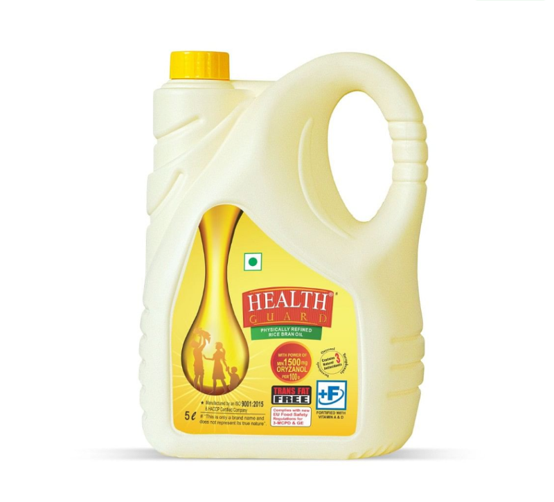 Health Guard Rice Bran Oil, 5 ltr
