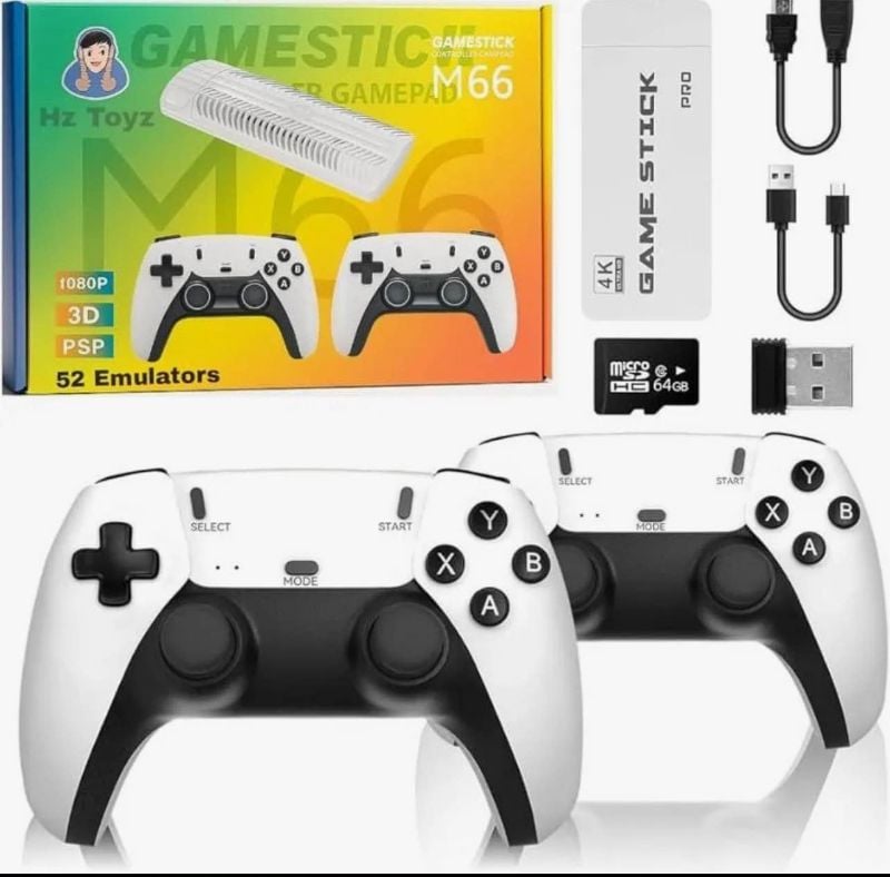 (M66) M66 GAMESTATION WITH TWO CONTROLLERS
