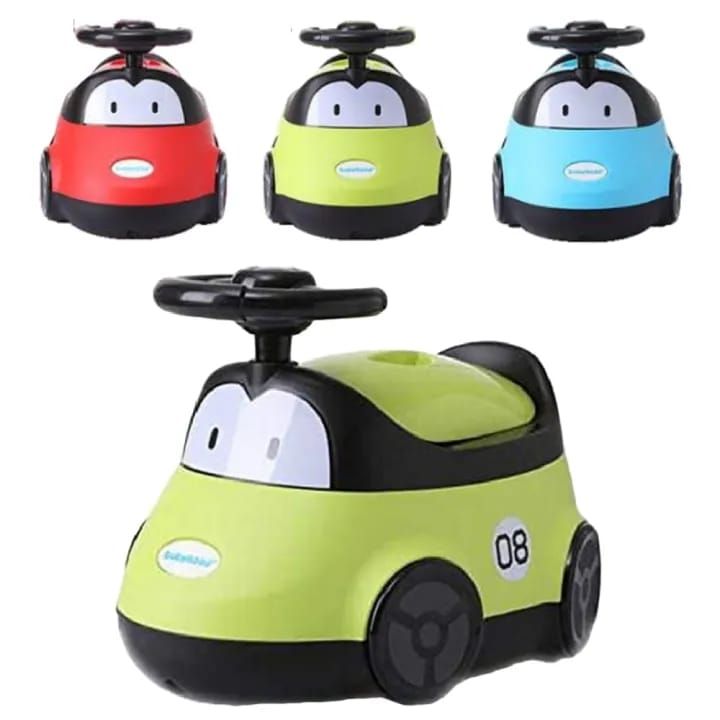 Potty Training Seat Fun & Secure Baby Toilet Chair - Car Style