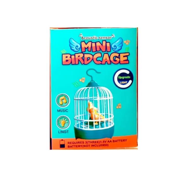 Musical Light Bird Cage with 2 Birds – Beautiful Toy for Children with Lights & Music