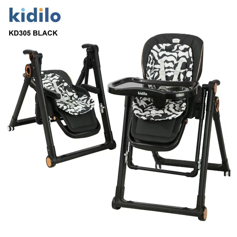 (KD305) KIDILO 2 IN 1 BABY FEEDING CHAIR AND SWING