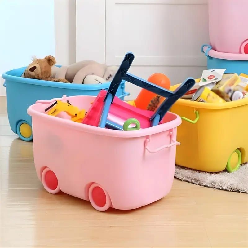 Colorful Kids Toy Storage Box,