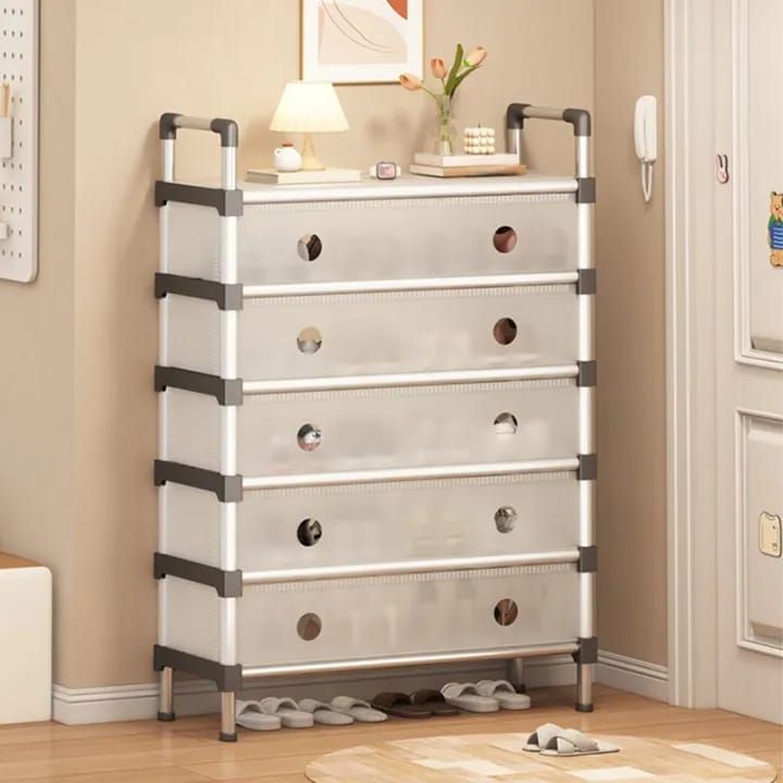 Multi-Functional Shoe Hat & Coat Rack Space-Saving Dustproof Storage Organizer