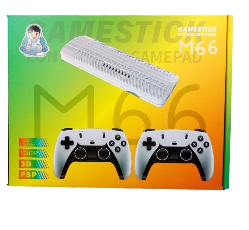 (M66) M66 GAMESTATION WITH TWO CONTROLLERS
